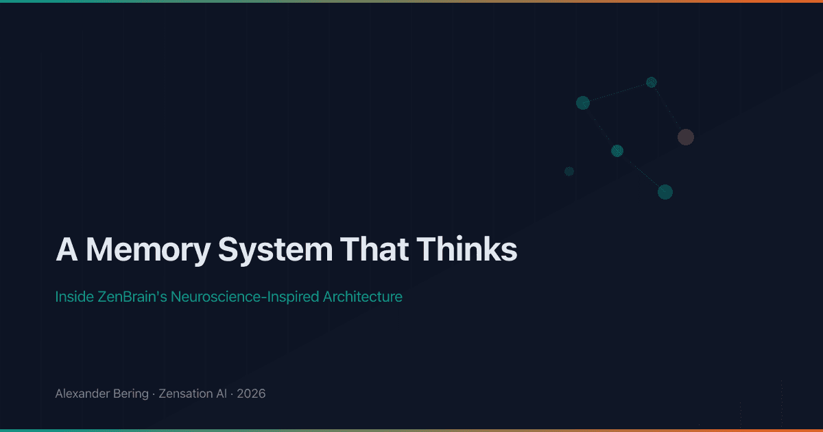 Wie wir ein Gedächtnissystem gebaut haben, das denkt wie ein Gehirn