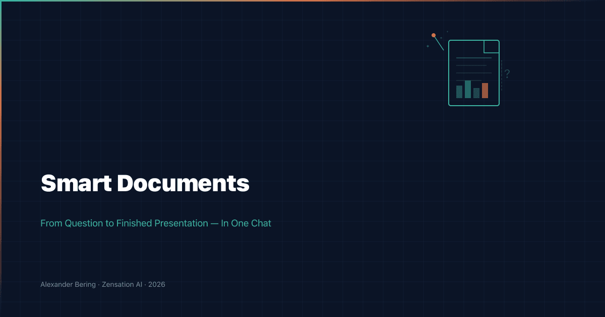Von der Frage zur fertigen Präsentation — in einem Chat