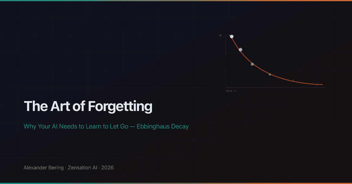 Die Kunst des Vergessens: Warum KI lernen muss loszulassen
