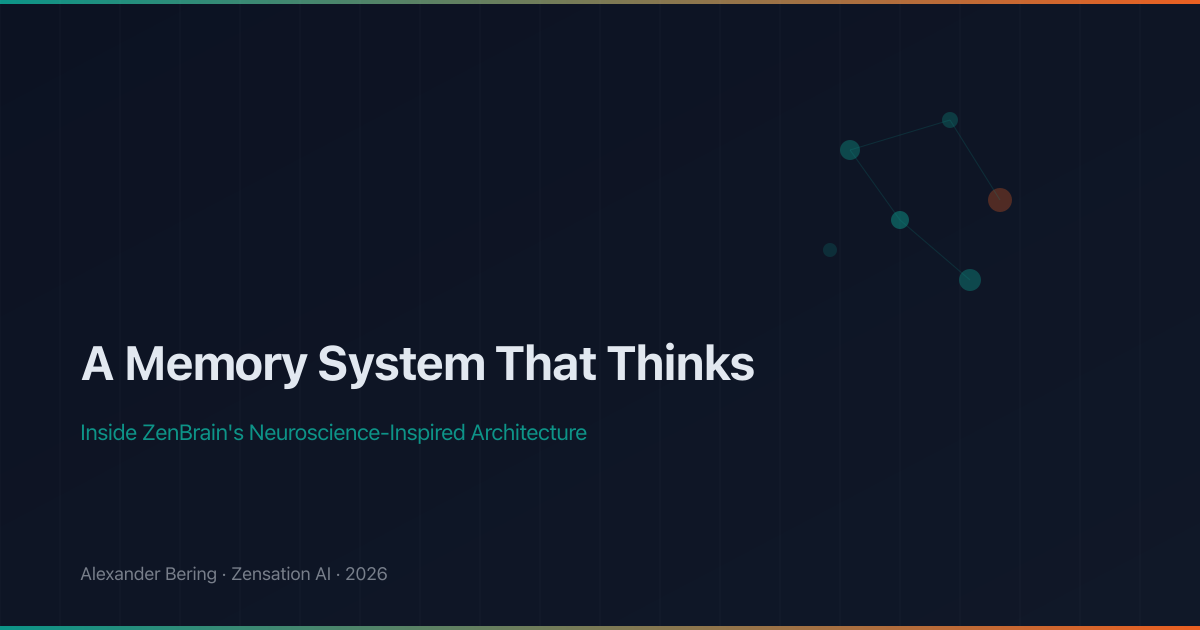 Wie wir ein Gedaechtnissystem gebaut haben, das denkt wie ein Gehirn