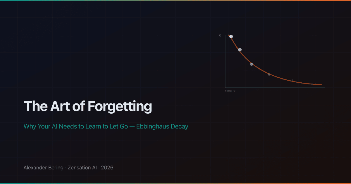 Die Kunst des Vergessens: Warum KI lernen muss loszulassen